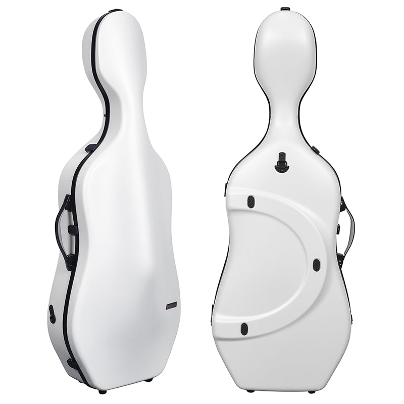 BAM Hightech Slim Cello Case Pearl White