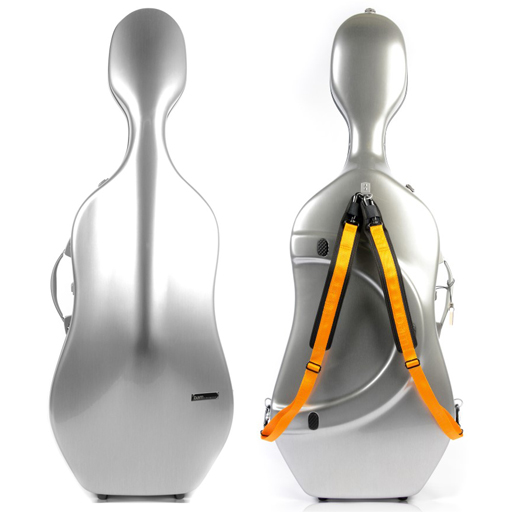 BAM La Defense Hightech Slim Cello Case Brushed Aluminium