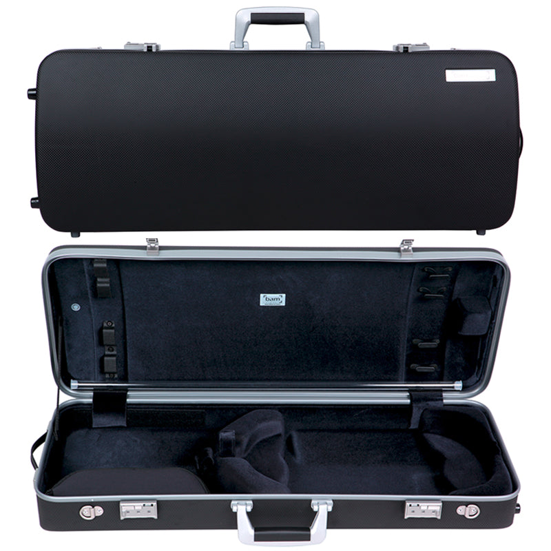 Viola Case - Bam Panther Hightech Oblong - Black
