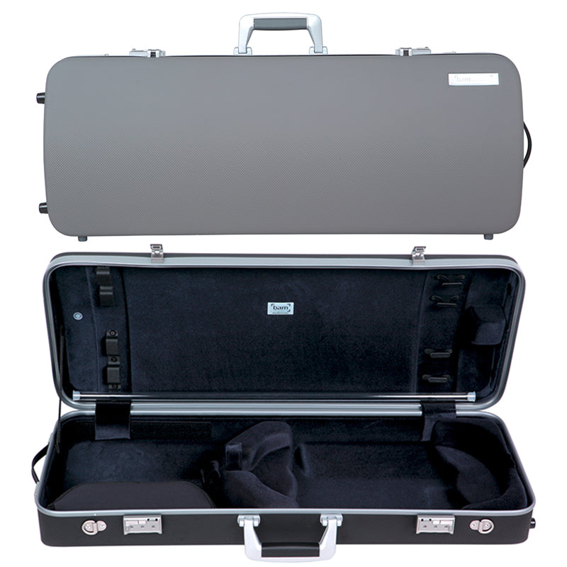 Viola Case - Bam Panther Hightech Oblong - Grey