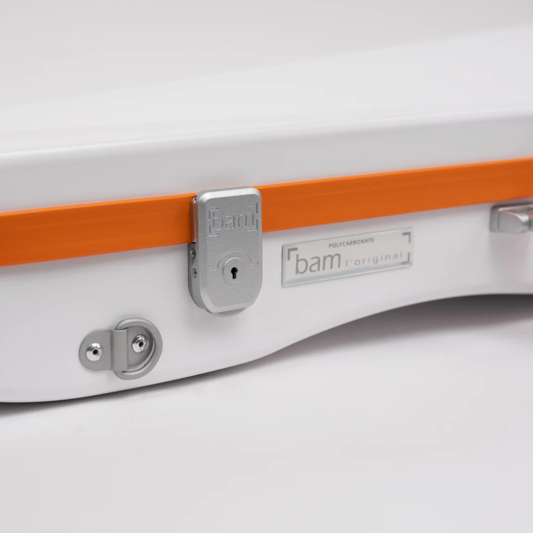 BAM Ice Supreme Hightech Polycarbonate Contoured Viola Case White/Orange