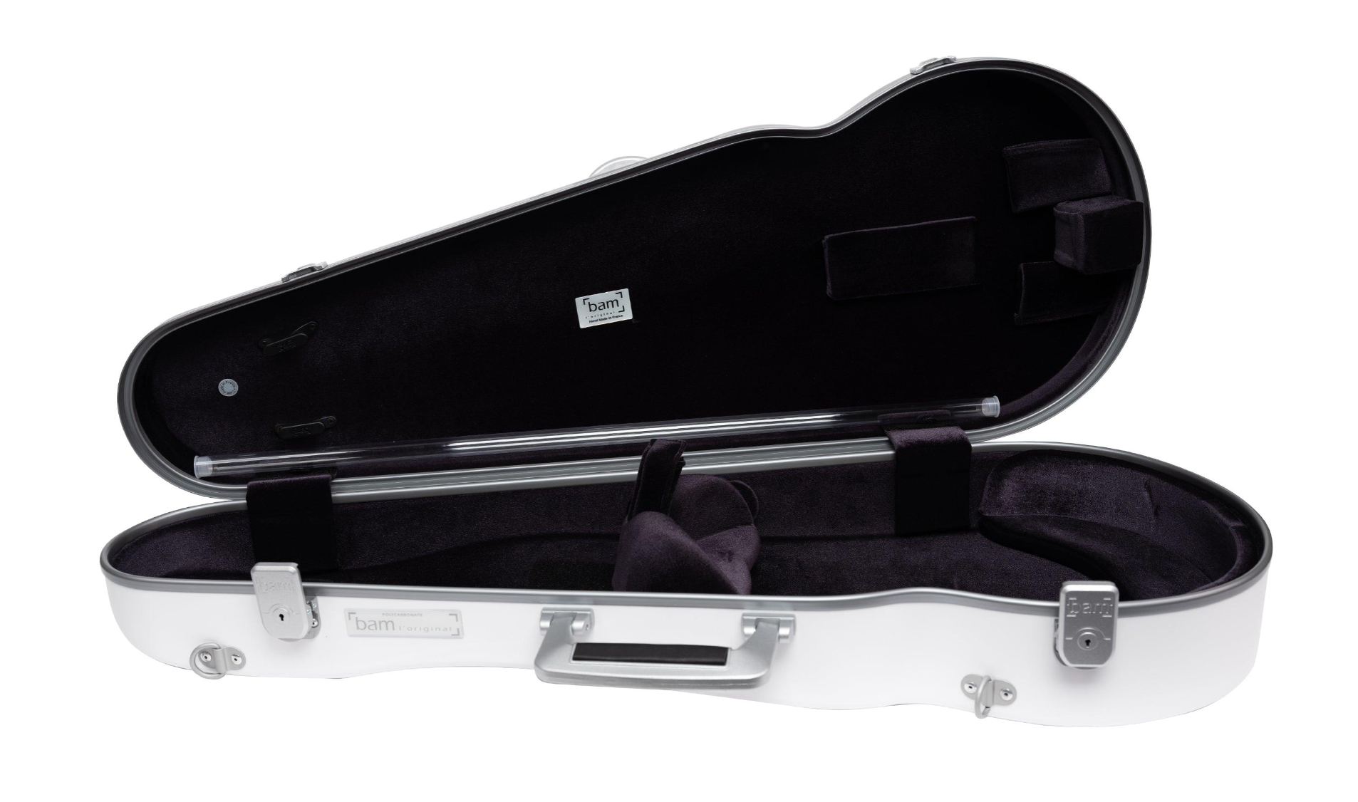 BAM Ice Supreme Hightech Polycarbonate Contoured Viola Case White/Silver
