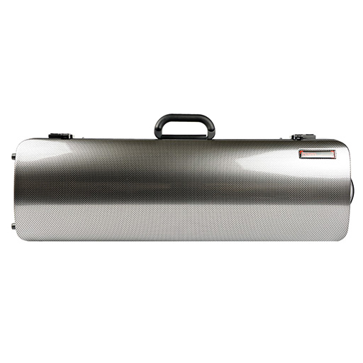 BAM Hightech Oblong Violin Case Silver Carbon