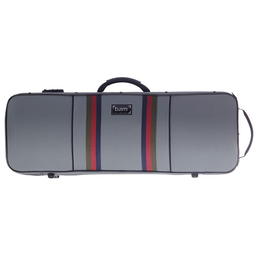 BAM St Germain Stylus Oblong Violin Case Grey