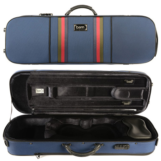 BAM St Germain Stylus Oblong Violin Case Navy