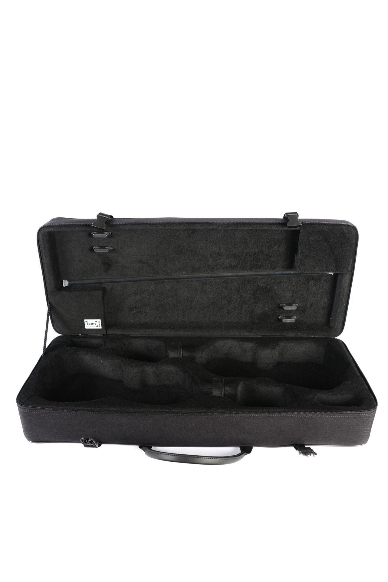 Violin Double Case - Bam Classic for 2 Violins Black