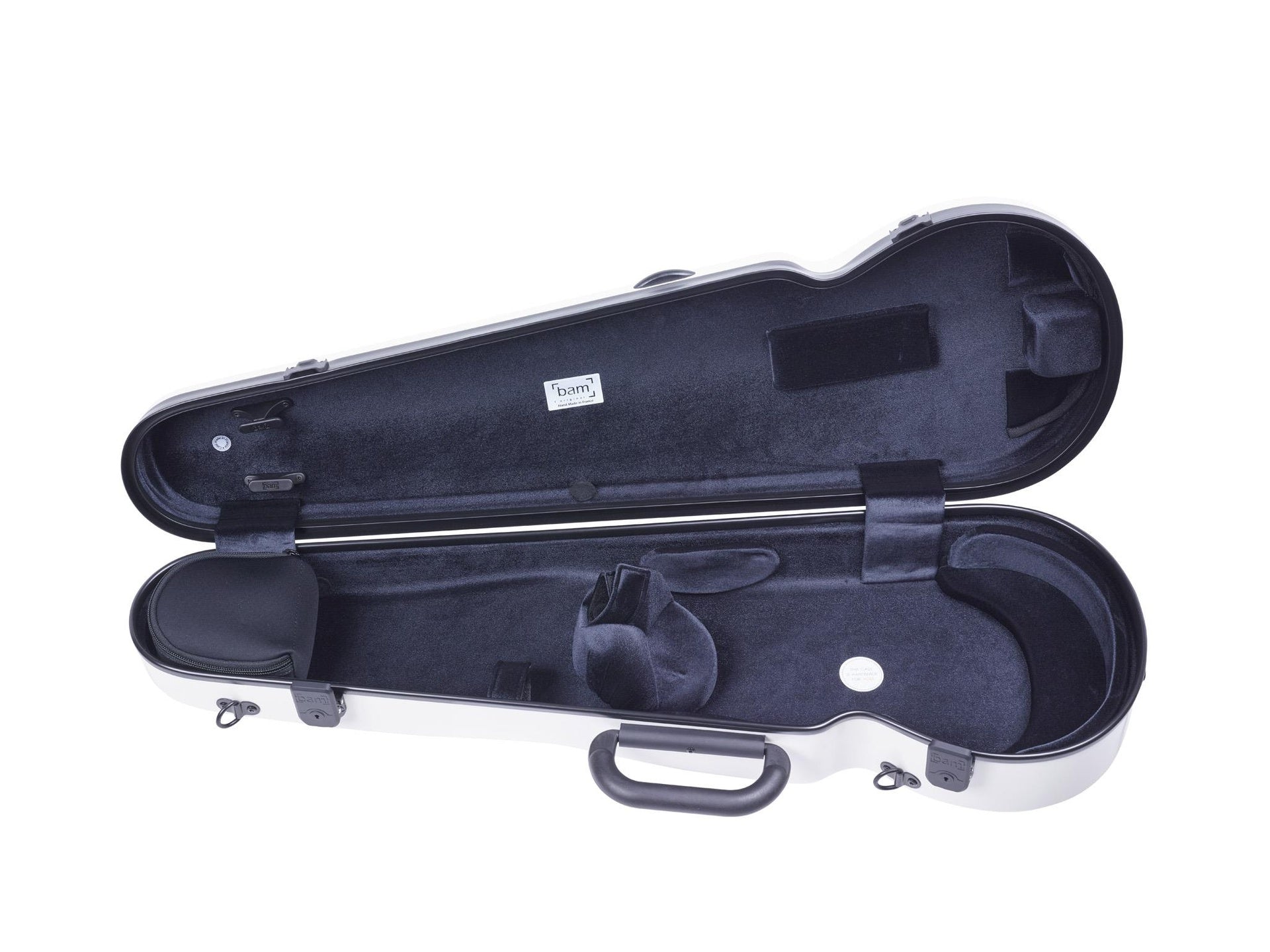BAM Hightech Contoured Violin Case White