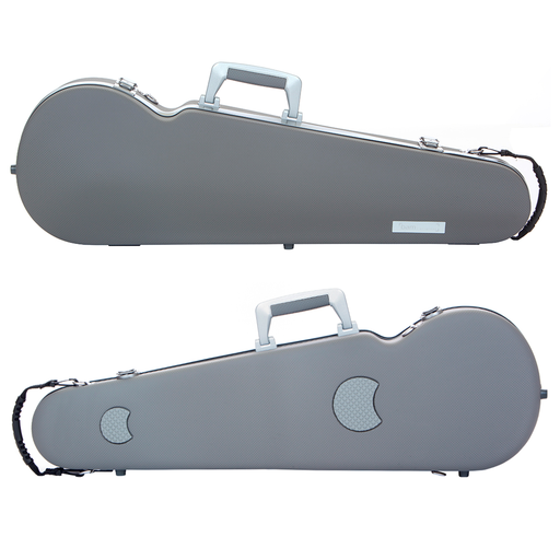 BAM Panther Hightech Contoured Violin Case Grey