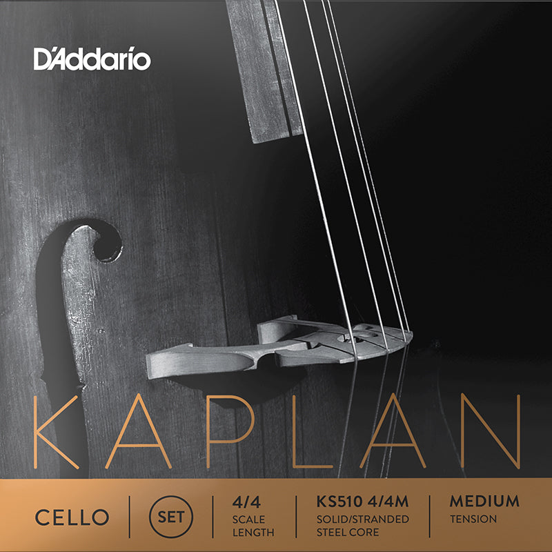 D'Addario Kaplan Cello, Med, Set 4/4