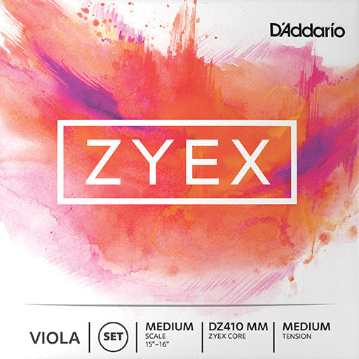 D'Addario Zyex Viola, Set (Med), 15-16"