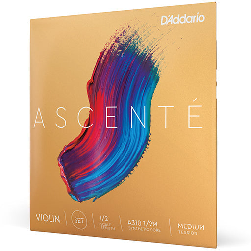 D’Addario Ascente Violin, (Med) Set, 1/2