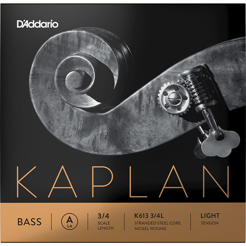 D'Addario Kaplan Bass A String, 3/4, Light Tension