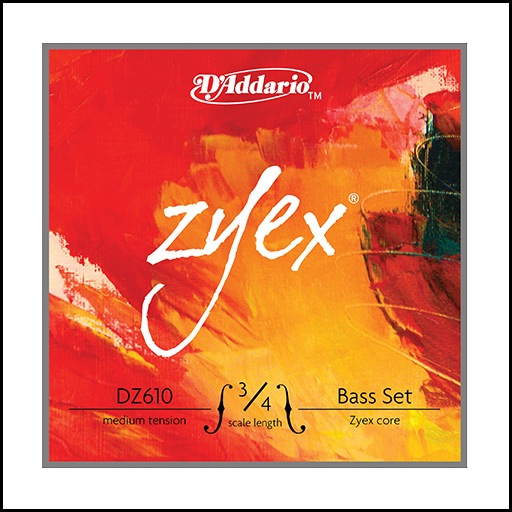 D'Addario Zyex Bass G String, 3/4, Light Tension