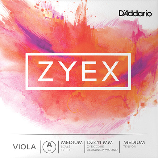 D'Addario Zyex Viola, A (Med), 15-16"