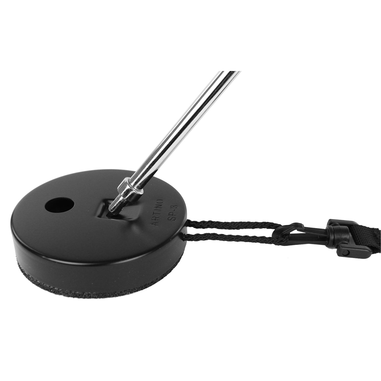 Artino Sound Anchor Metal Cello and Double Bass Endpin Stopper Black