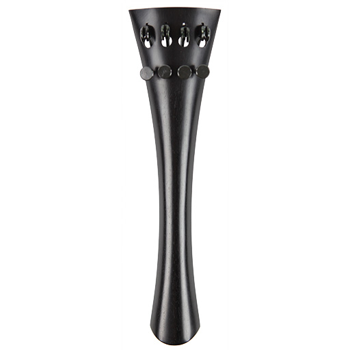 Cello Tailpiece - Kreisler French Ebony with Integrated Tuners