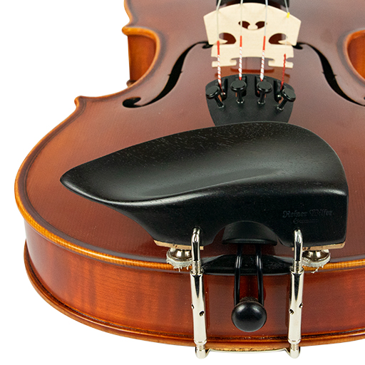 Violin Chinrest - Wilfer Tekka Height Adjustable Ebony (Over T/P)