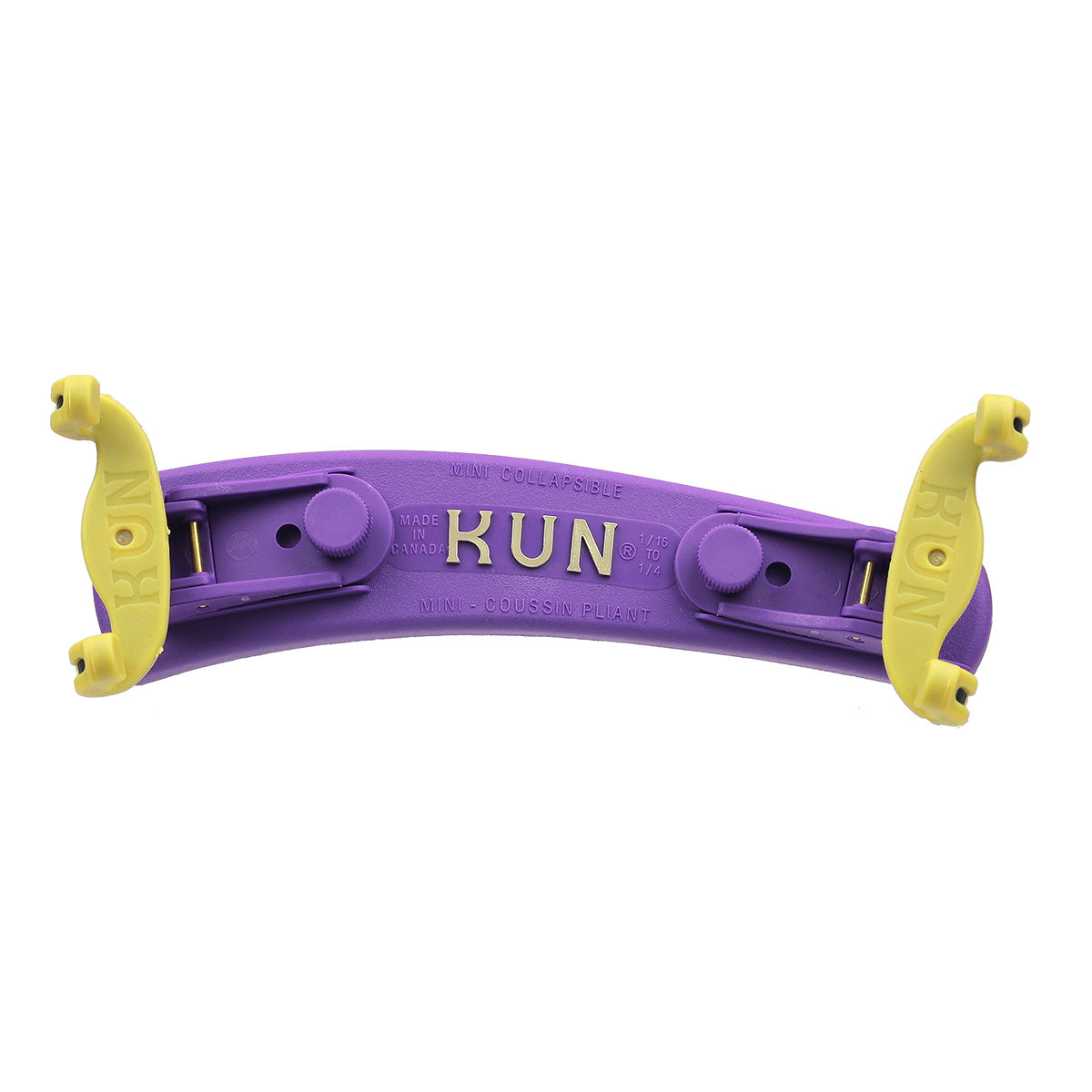 Kun Mini Collapsible Violin Shoulder Rest 1/4-1/16 Purple