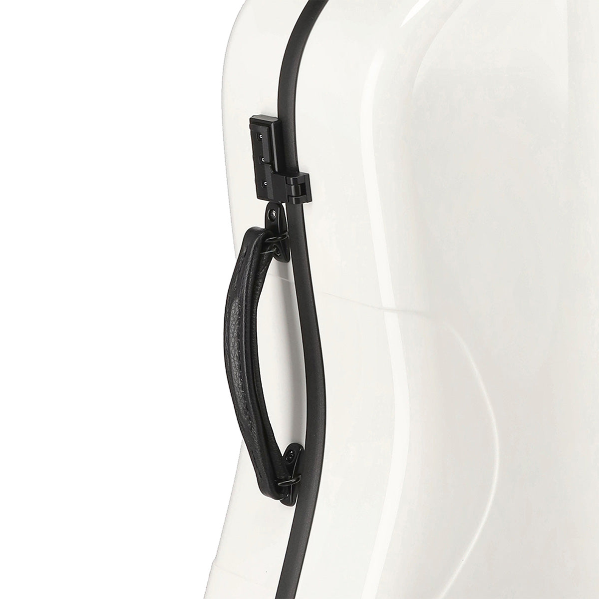 GEWA Air 3.9 Cello Case White Gloss with Blue Interior