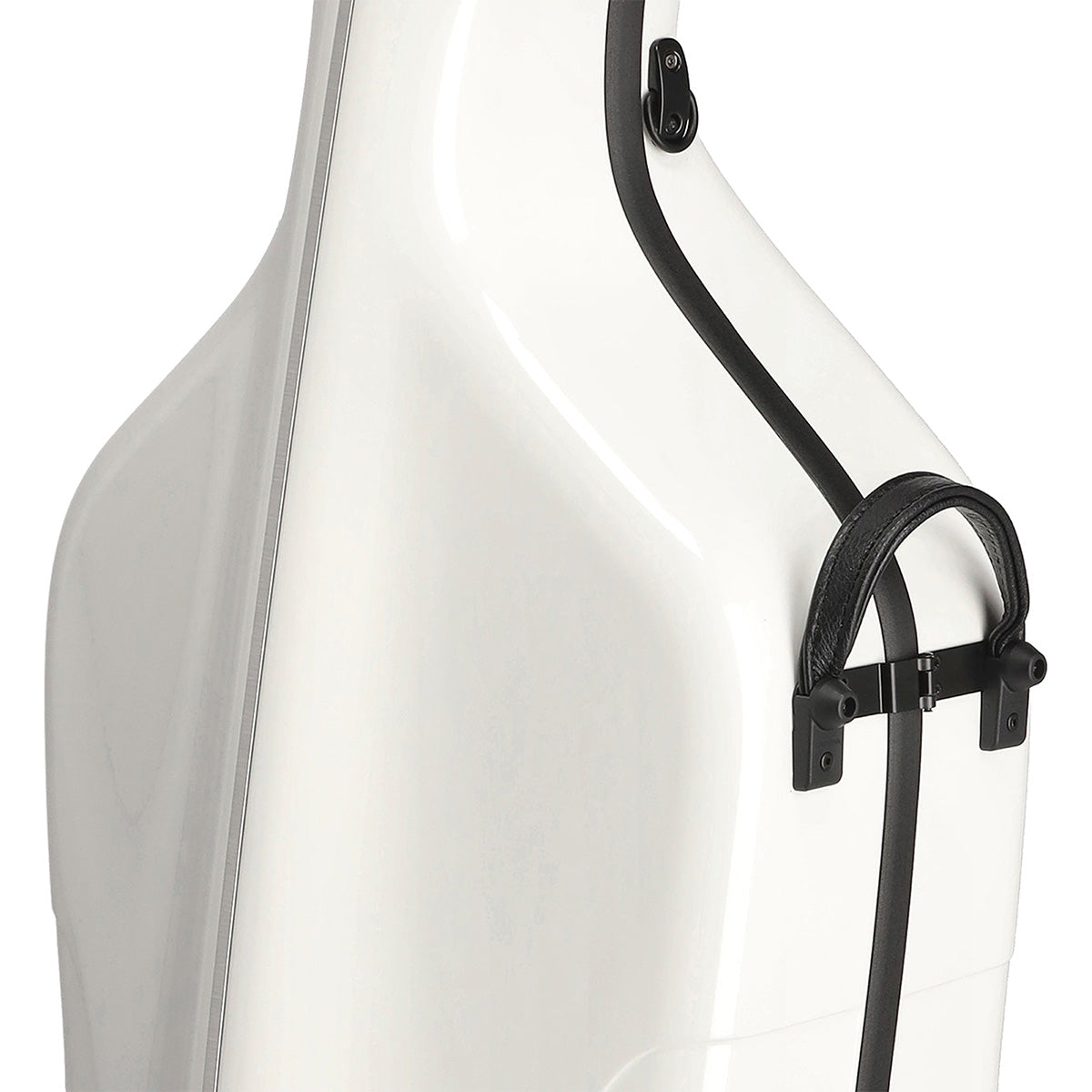 GEWA Air 3.9 Cello Case White Gloss with Blue Interior