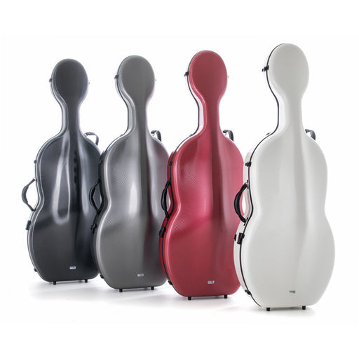 GEWA Pure Polycarbonate 4.8 Cello Case with Wheels Grey