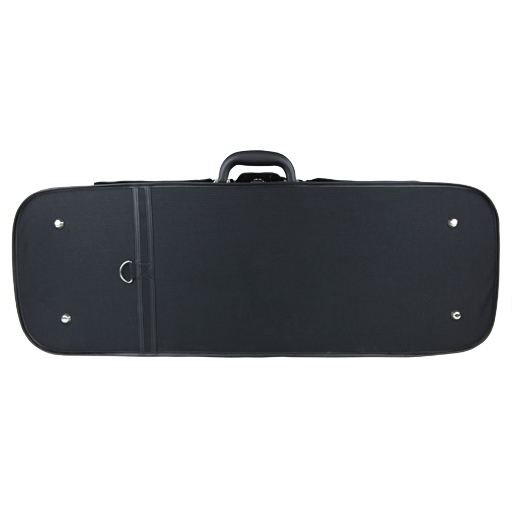 Viola Case - Kreisler Oblong Adjustable Black with Cream int