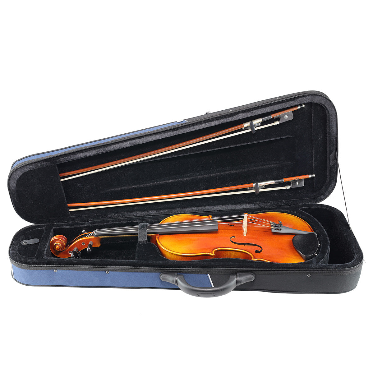 Viola Case - Kreisler 15” Lightweight Shaped Blue/Black