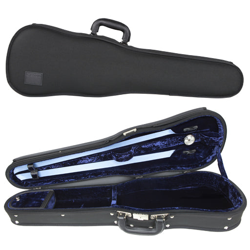 GEWA Liuteria Maestro Shaped Violin Case Black/Blue 4/4