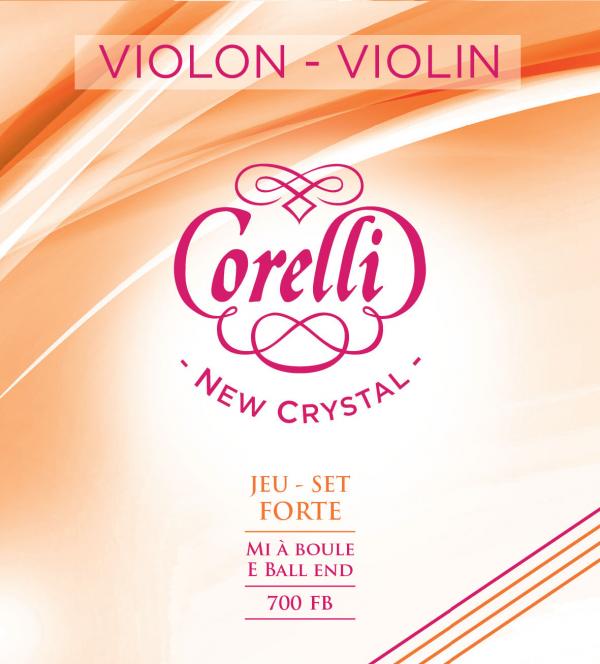 Corelli New Crystal Violin String Set 4/4 Forte
