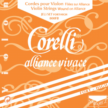 Corelli Alliance Vivace Violin, G (Forte), 4/4 Synth/Silver - Special Order Only