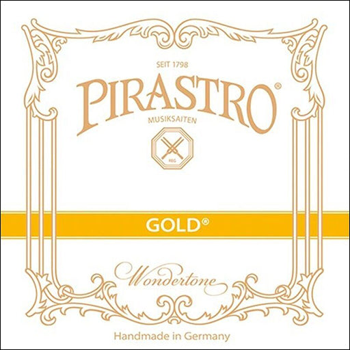 Pirastro Gold Label Violin, D (Silv-Alum/Gut), 4/4