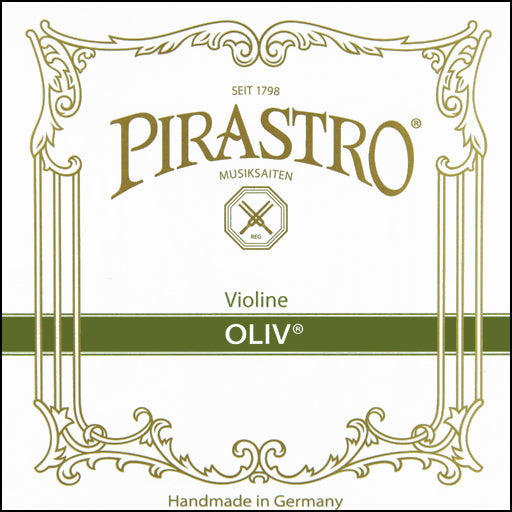 Pirastro Oliv Violin, D #13.75 (Silv), 4/4