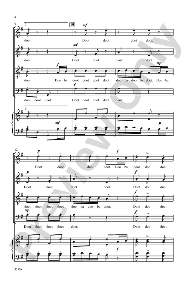 Doo Ba Duo! – SATB, a cappella Choral Octavo (Digital Download)