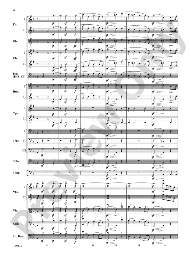 Tragic Overture – Ful Orchestra Conductor Score & Parts (Digital Download)