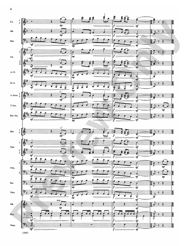 Highland Park Overture - Concert Band Conductor Score & Parts (Digital Download)
