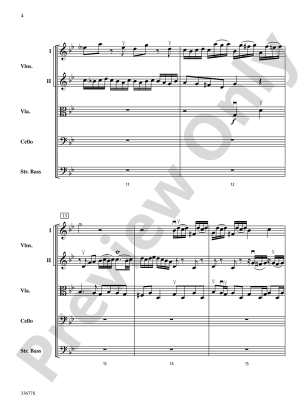 Organ Fugue in G Minor – String Orchestra Conductor Score & Parts (Digital Download)