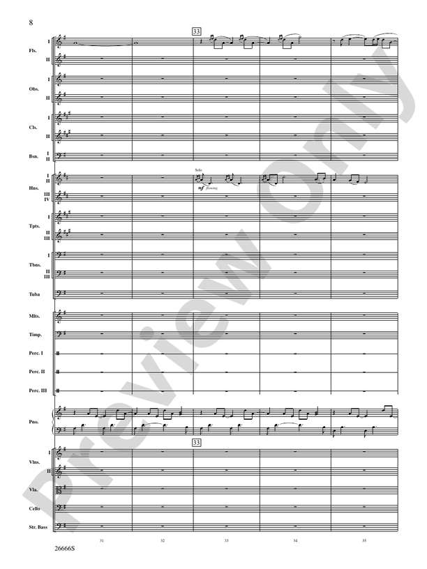 The Iliad – Full Orchestra Conductor Score & Parts (Digital Download)