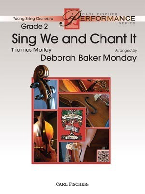 Sing We and Chant It - Thomas Morley - Deborah Baker Monday Carl Fischer Score/Parts