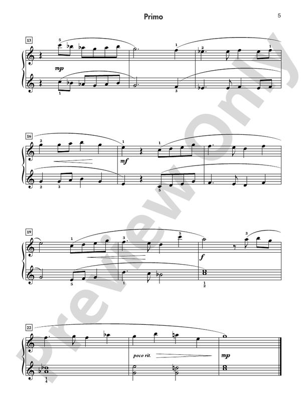 Just for Two, Book 2 - 1 Piano, 4 Hands (Digital Download)