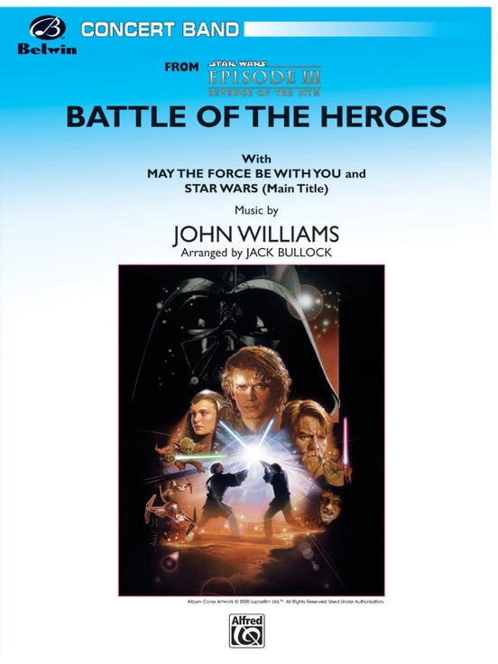The Battle of the Heroes (from Star Wars¬Æ: Episode III Revenge of the Sith) - Concert Band Conductor Score & Parts (Digital Download)