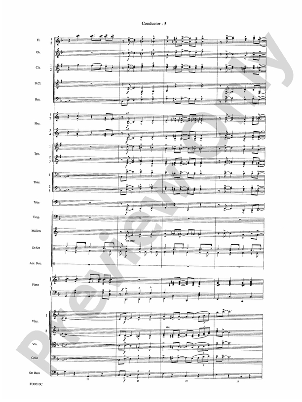 A Salute to the Big Apple – Full Orchestra Conductor Score & Parts (Digital Download)