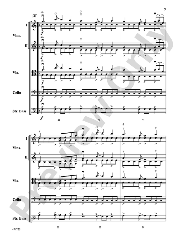 Legacy - String Orchestra Conductor Score & Parts (Digital Download)