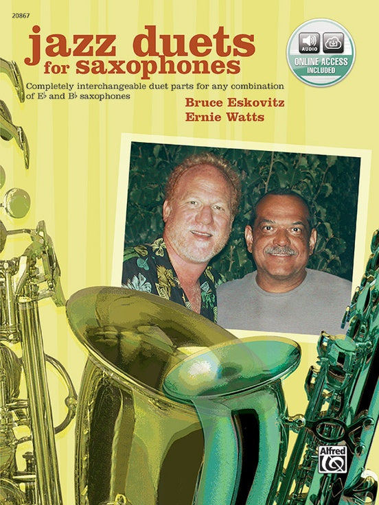Jazz Duets for Saxophones Book/CD