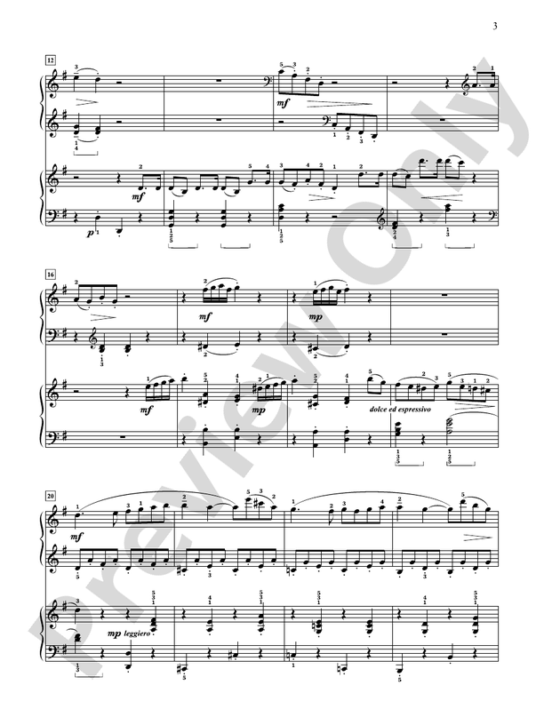 Spring Concerto: In Four Movements for Solo Piano with Piano Accompaniment - 2 Pianos, 4 Hands (Digital Download)