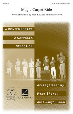 Magic Carpet Ride - TTBB Deke Sharon Contemporary A Cappella Publishing Choral Score Octavo