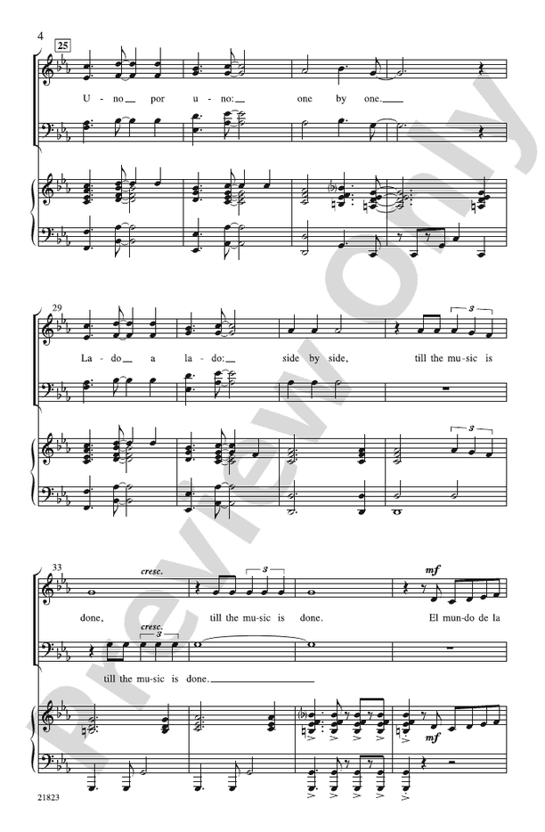 La Musica (The Music) – SATB Choral Octavo (Digital Download)