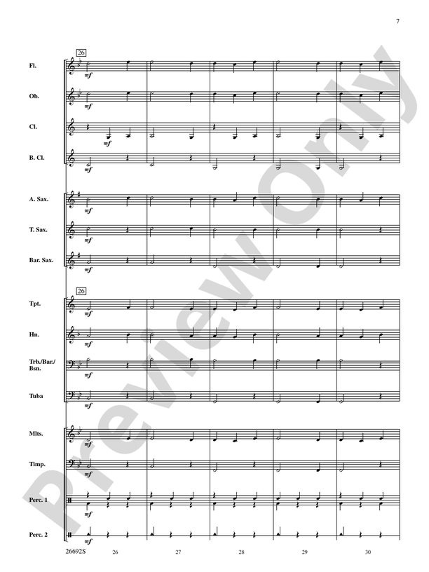 Belwin Beginning Band Kit #3 - Concert Band Conductor Score & Parts (Digital Download)