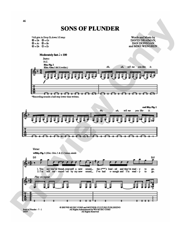 Sons of Plunder - Guitar TAB (Digital Download)