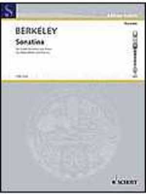 Berkeley - Sonatina Op13 - Treble Recorder or Flute/Piano Accompaniment Schott OFB1040