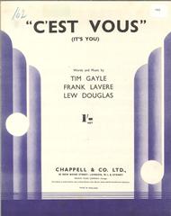 C'Est Vous (It's You) - PVG (Digital Download)